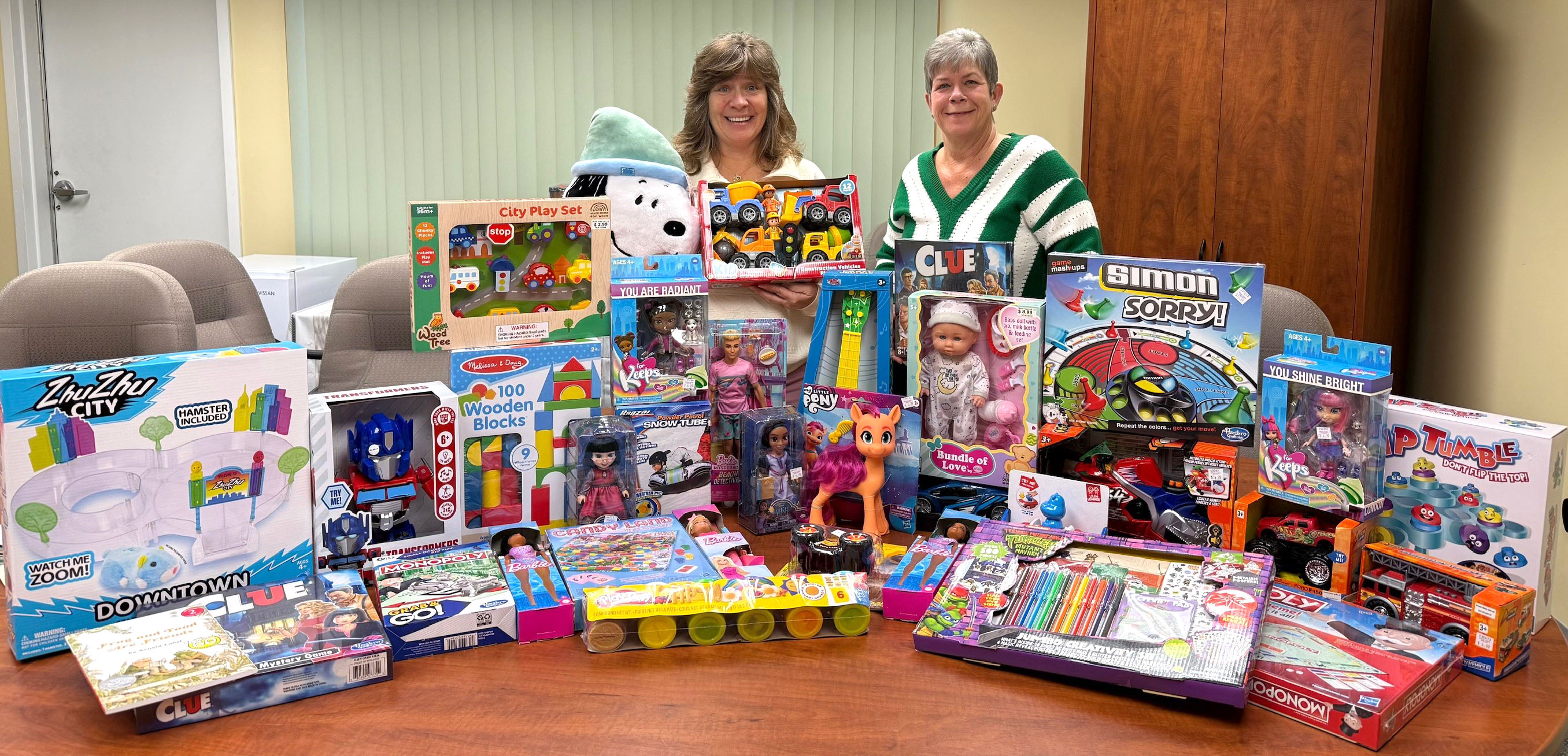 TVTFCU donates toys to Toys for Joy Drive.